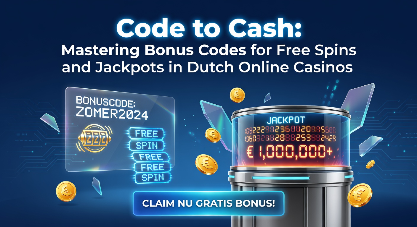 Schermafbeelding van een bonuscode die gratis spins activeert op een Nederlandse online slot met jackpotpotentieel
