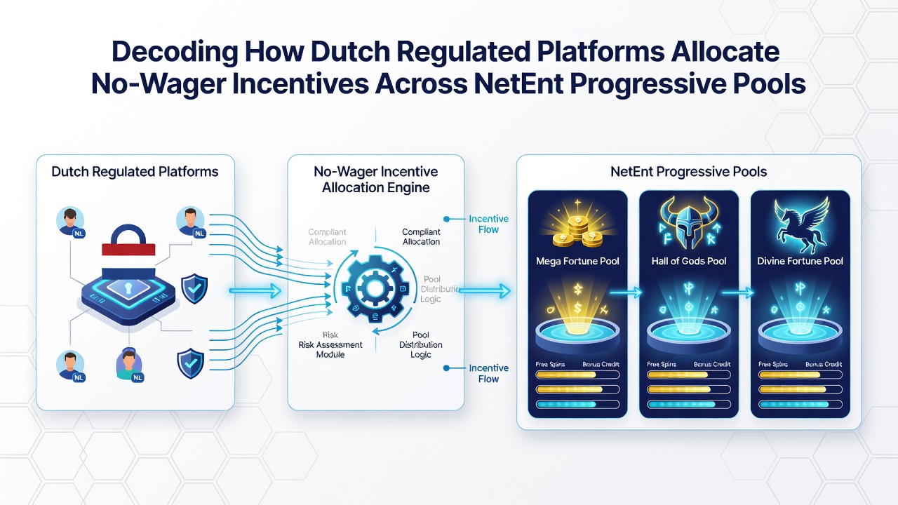 Diagram van incentive verdeling over NetEnt progressieve jackpots op mobiele devices