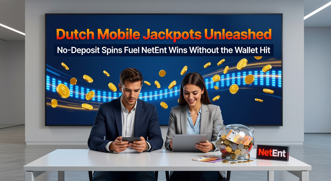 Mobiele gokkast met jackpot teller die oploopt op een Nederlands casino platform, met NetEnt logo zichtbaar