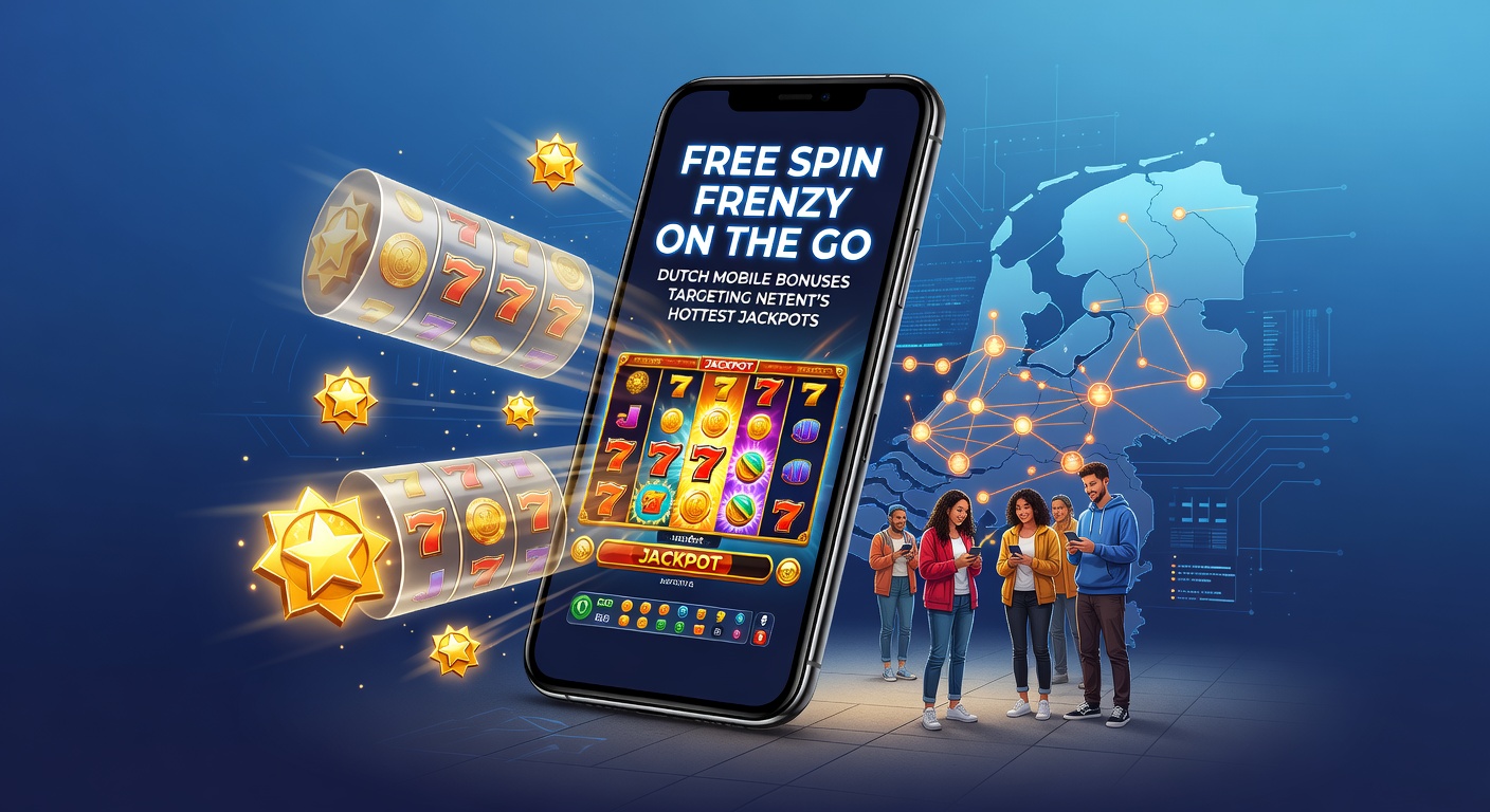 Smartphone met draaiende NetEnt jackpot slots en free spin bonussen in Nederlandse mobiele casino apps