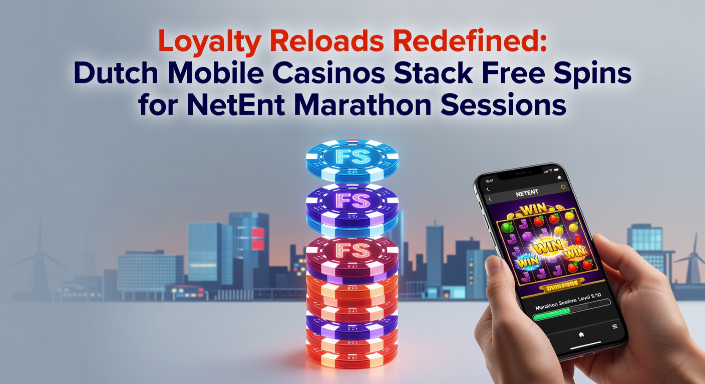 Mobiele scherm met stapels free spins op NetEnt-slots in een Nederlands casino-app, terwijl spelers marathon-sessies draaien