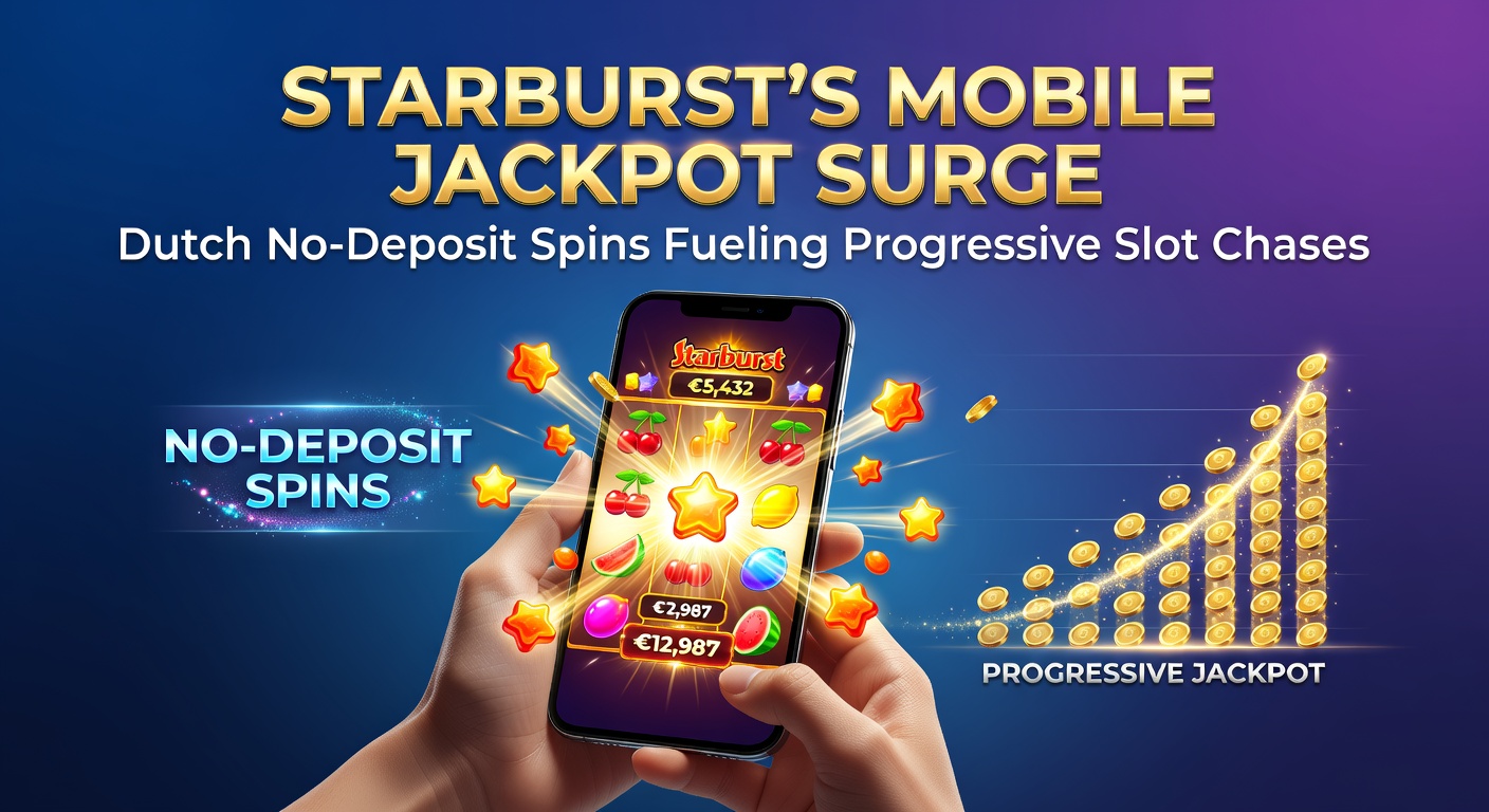Starburst slot met exploderende wilds en mobiele jackpot teller op een smartphone scherm