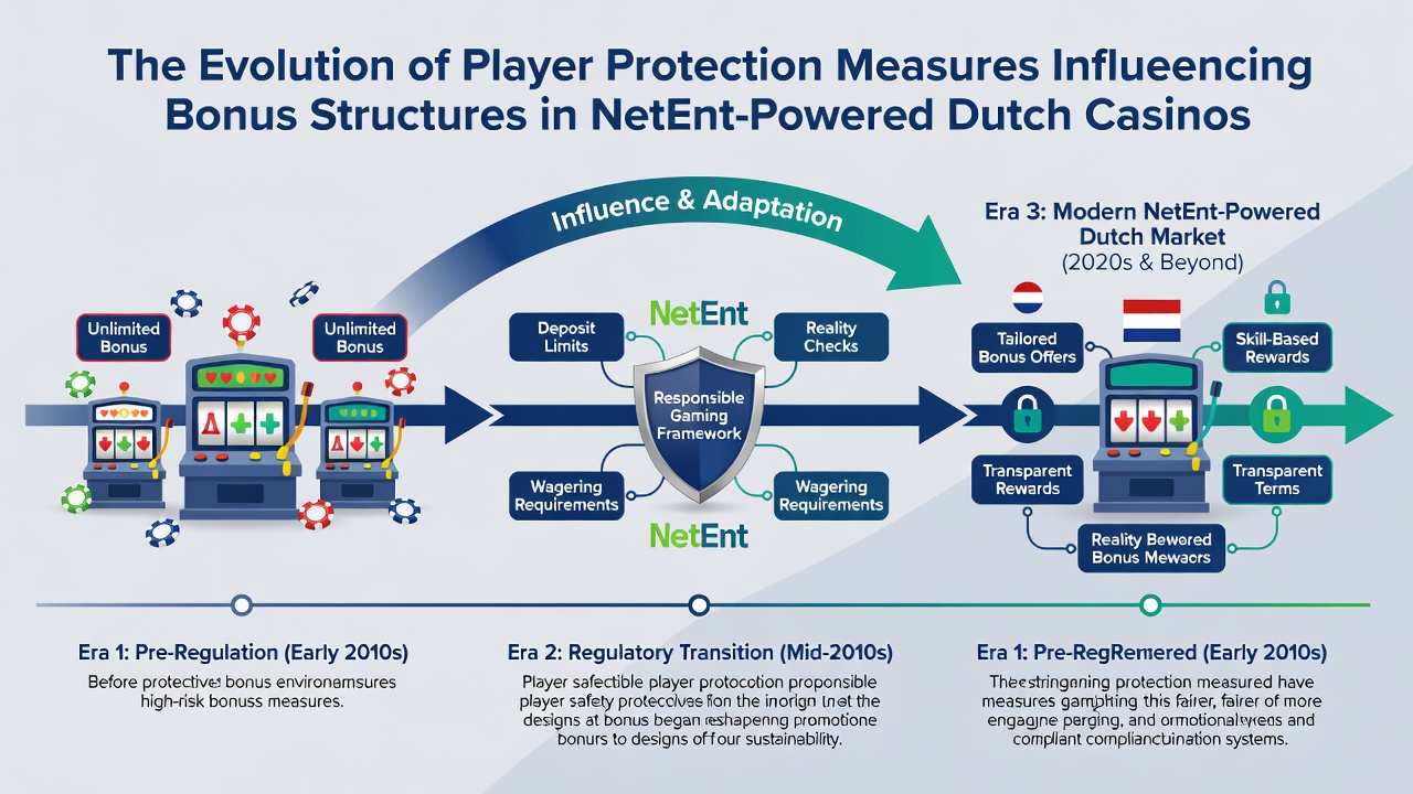 Grafiek en visuals over bonusaanpassingen en spelerbescherming in Nederlandse NetEnt casino's